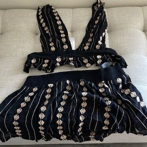 Topshop 2 piece short set